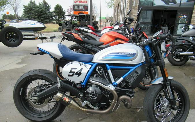 2020 Ducati Scrambler Cafe Racer Silver Ice Matte