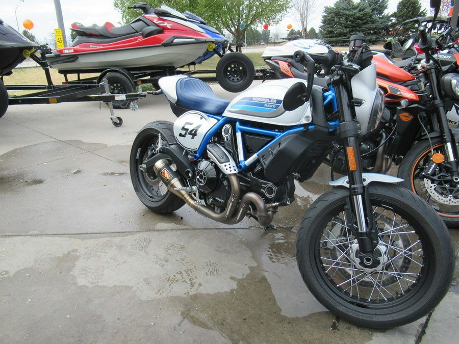 2020 Ducati Scrambler Cafe Racer Silver Ice Matte