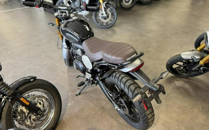 2024 Triumph Scrambler 400 X Phantom Black / Silver Ice