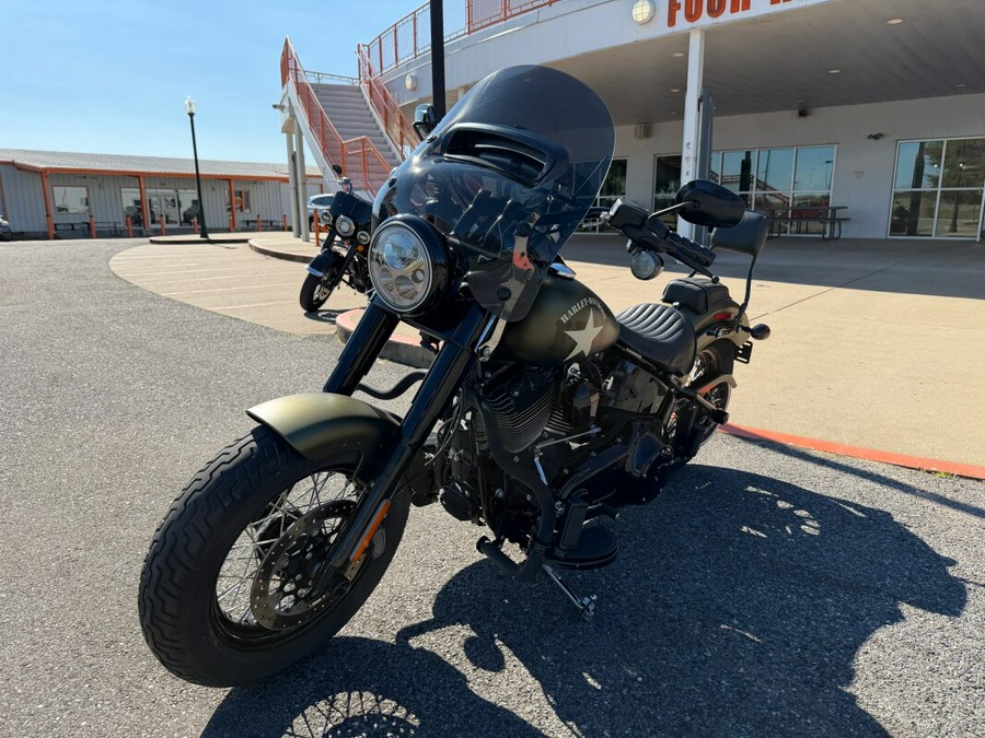 2016 Harley-Davidson® Softail Slim® S Olive Gold Denim