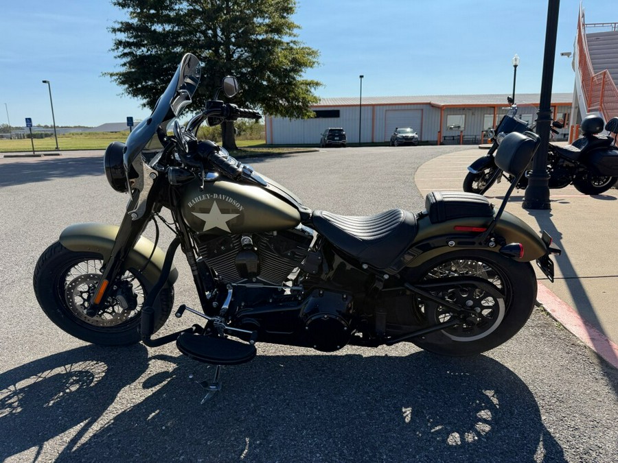 2016 Harley-Davidson® Softail Slim® S Olive Gold Denim