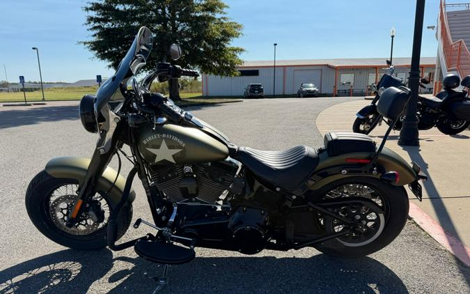 2016 Harley-Davidson® Softail Slim® S Olive Gold Denim