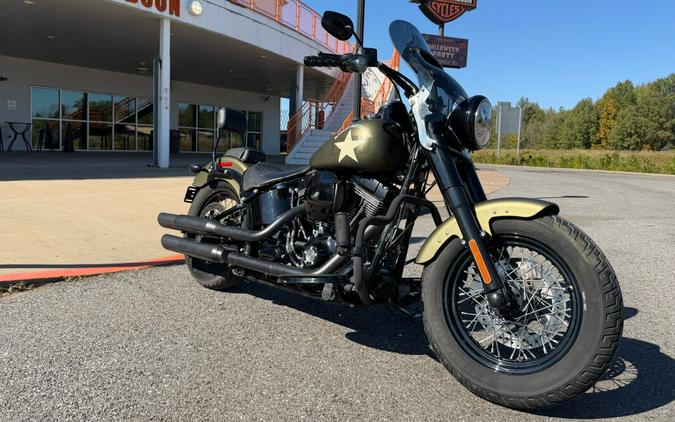 2016 Harley-Davidson® Softail Slim® S Olive Gold Denim