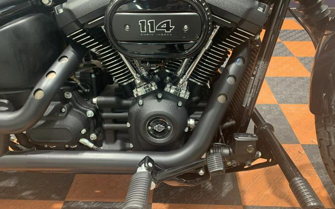 USED 2021 HARLEY-DAVIDSON STREET BOB 114 FXBBS FOR SALE NEAR LAKEVILLE, MN