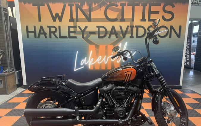 USED 2021 HARLEY-DAVIDSON STREET BOB 114 FXBBS FOR SALE NEAR LAKEVILLE, MN