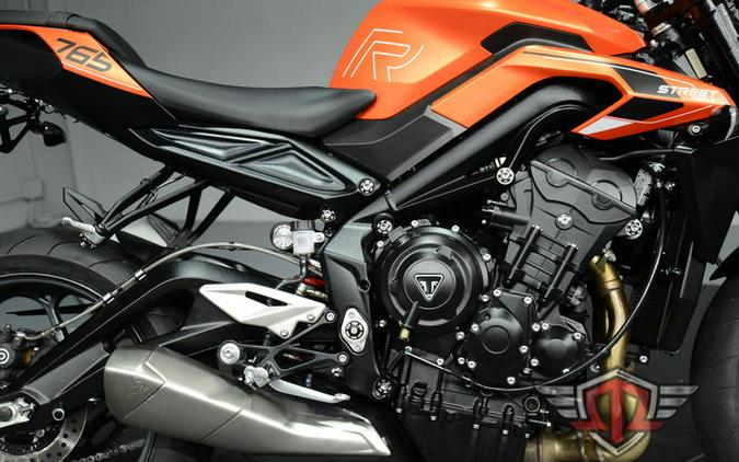 2025 Triumph Street Triple 765 R Matte Baja Orange