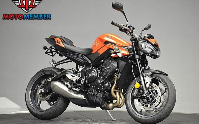 2025 Triumph Street Triple 765 R Matte Baja Orange