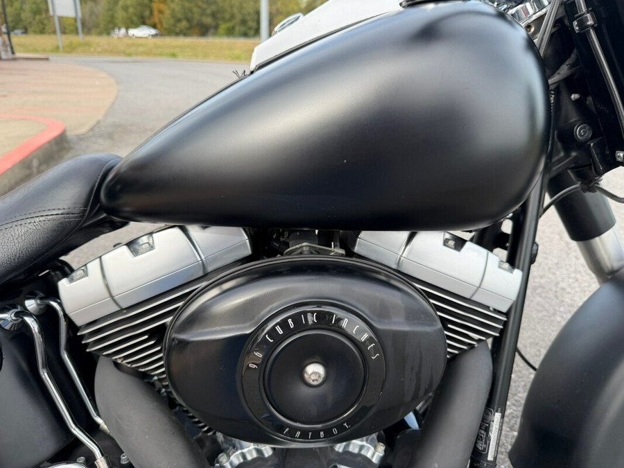 2010 Harley-Davidson Fat Boy Lo Black Denim