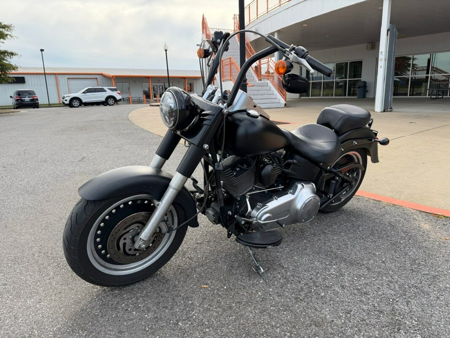 2010 Harley-Davidson Fat Boy Lo Black Denim