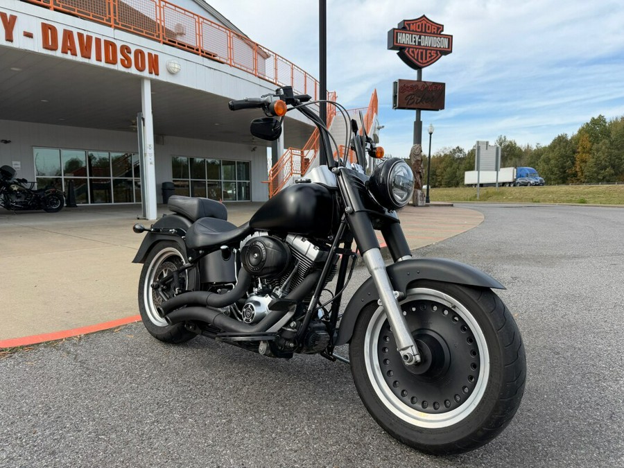 2010 Harley-Davidson Fat Boy Lo Black Denim