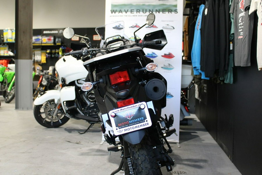 2025 Kawasaki KLR650 Metallic Matte Old School Green ABS