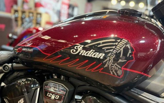 2026 Indian Motorcycle® Scout Bobber 125th Anniversary Edition 125th Anniversary Red with Black Cry