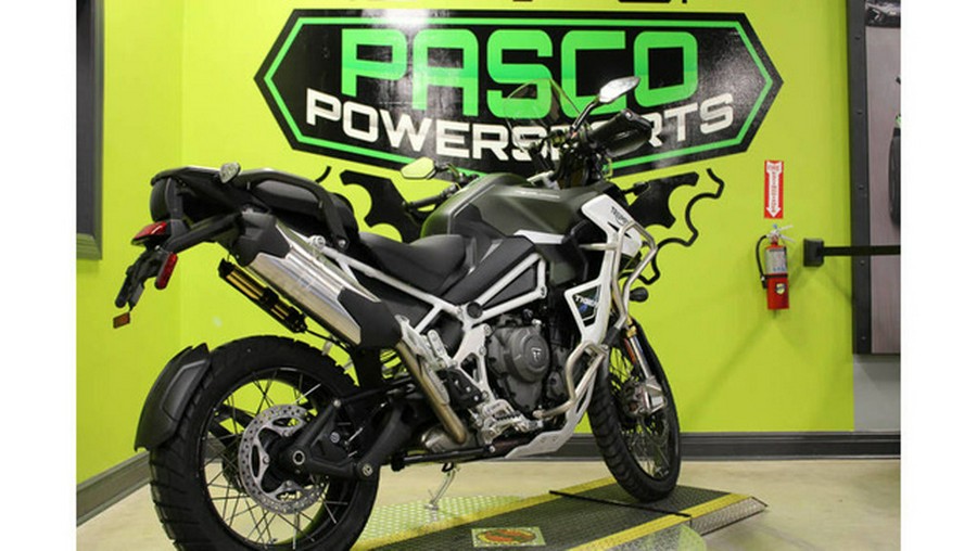 2024 Triumph Tiger 1200 Rally Explorer Matt Khaki Green