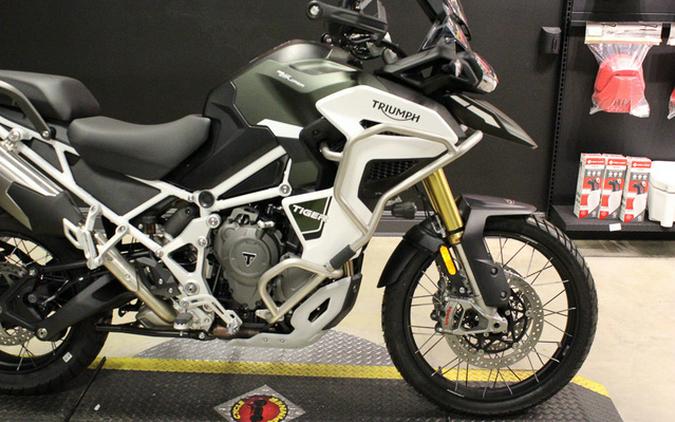 2024 Triumph Tiger 1200 Rally Explorer Matt Khaki Green