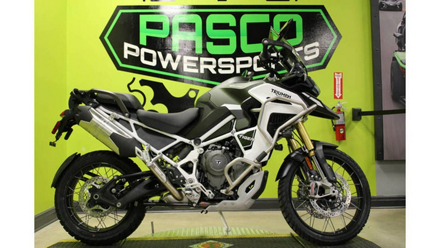 2024 Triumph Tiger 1200 Rally Explorer Matt Khaki Green