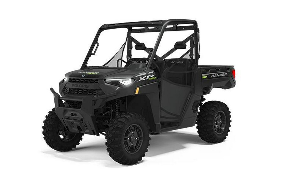 2023 Polaris Industries RANGER XP 1000 Premium Super Graphite with Lifted Lime Accents