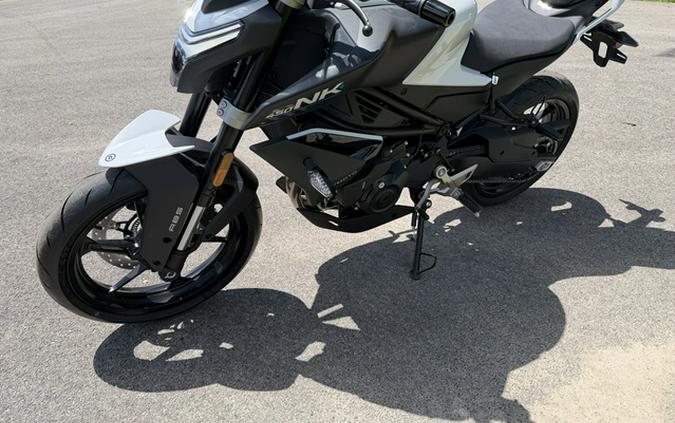 2026 CFMOTO NK 450 NEBULA WHITE