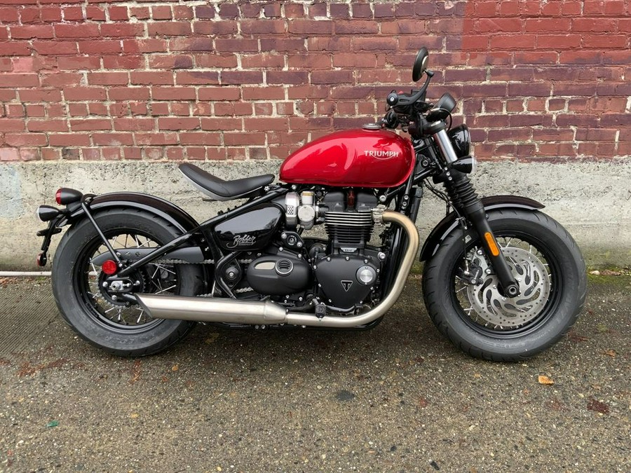 2023 Triumph DX4 BONNEVILLE BOBBER RED HOPPER