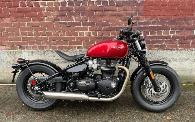 2023 Triumph DX4 BONNEVILLE BOBBER RED HOPPER