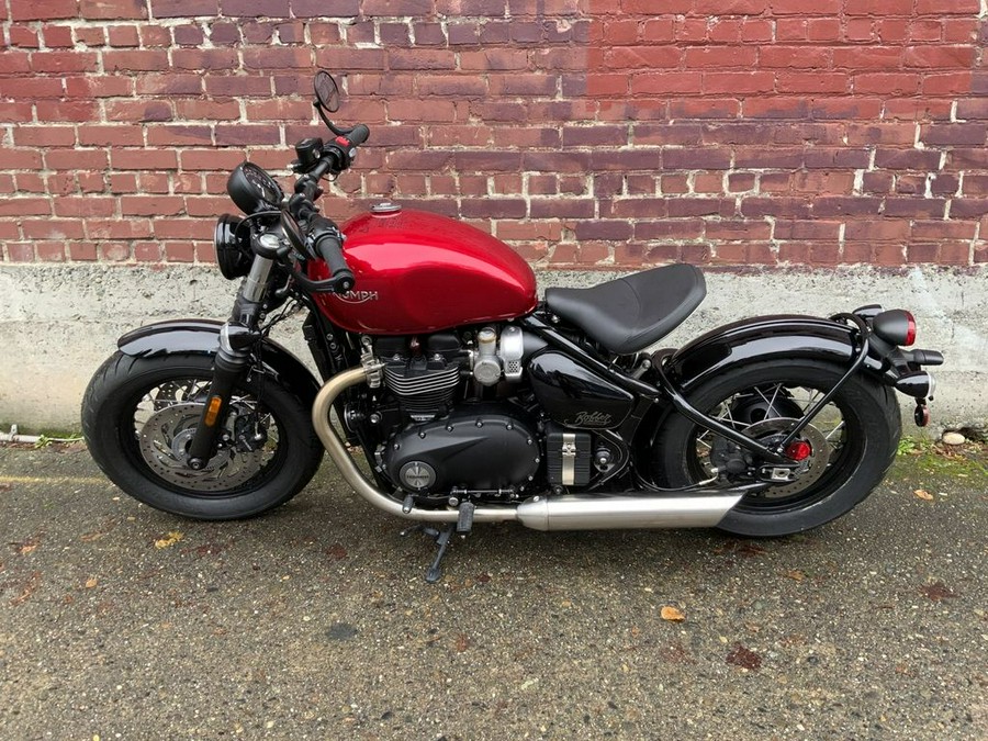 2023 Triumph DX4 BONNEVILLE BOBBER RED HOPPER