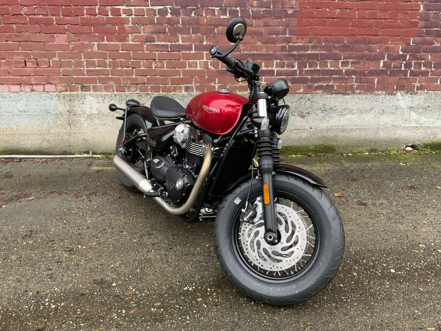 2023 Triumph DX4 BONNEVILLE BOBBER RED HOPPER