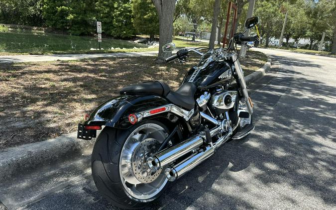 2026 Harley-Davidson® Fat Boy® Vivid Black Chrome Trim