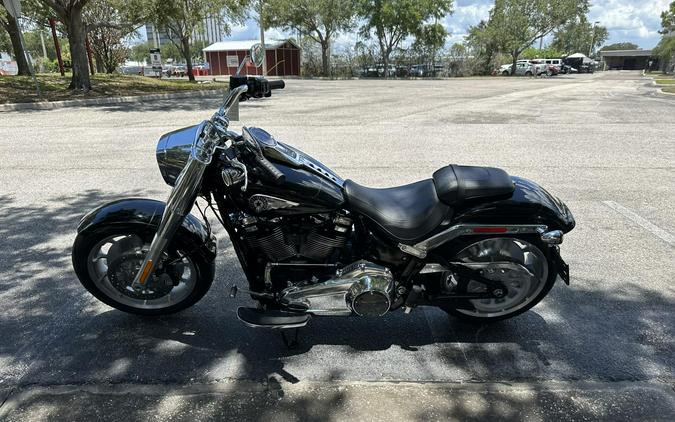 2026 Harley-Davidson® Fat Boy® Vivid Black Chrome Trim