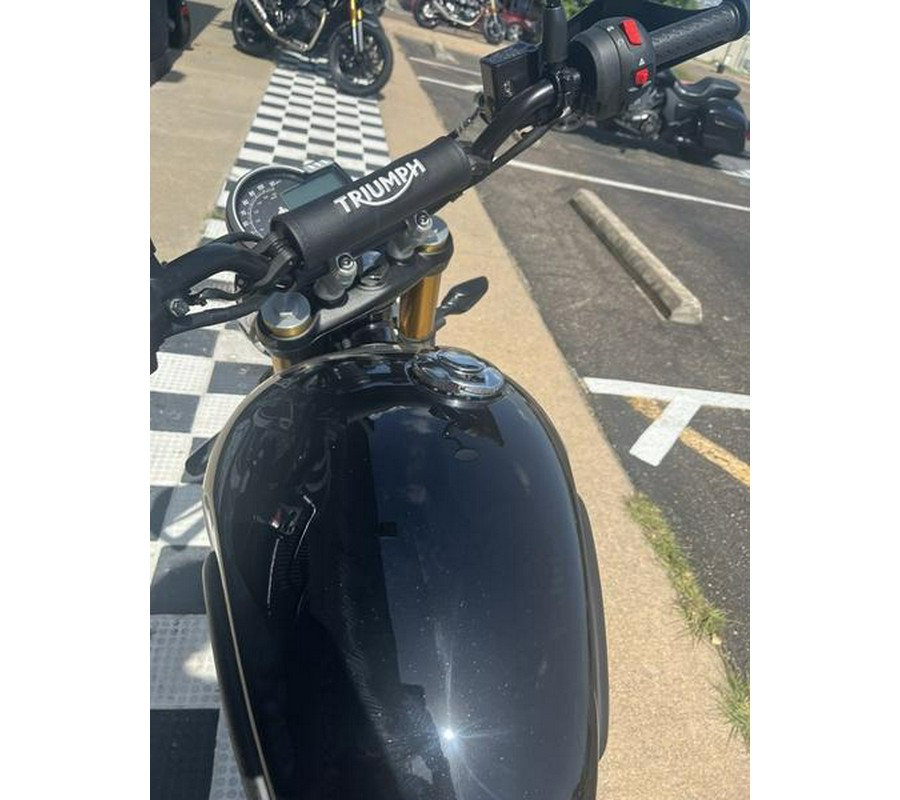 2025 Triumph Scrambler 400 X Phantom Black / Silver Ice