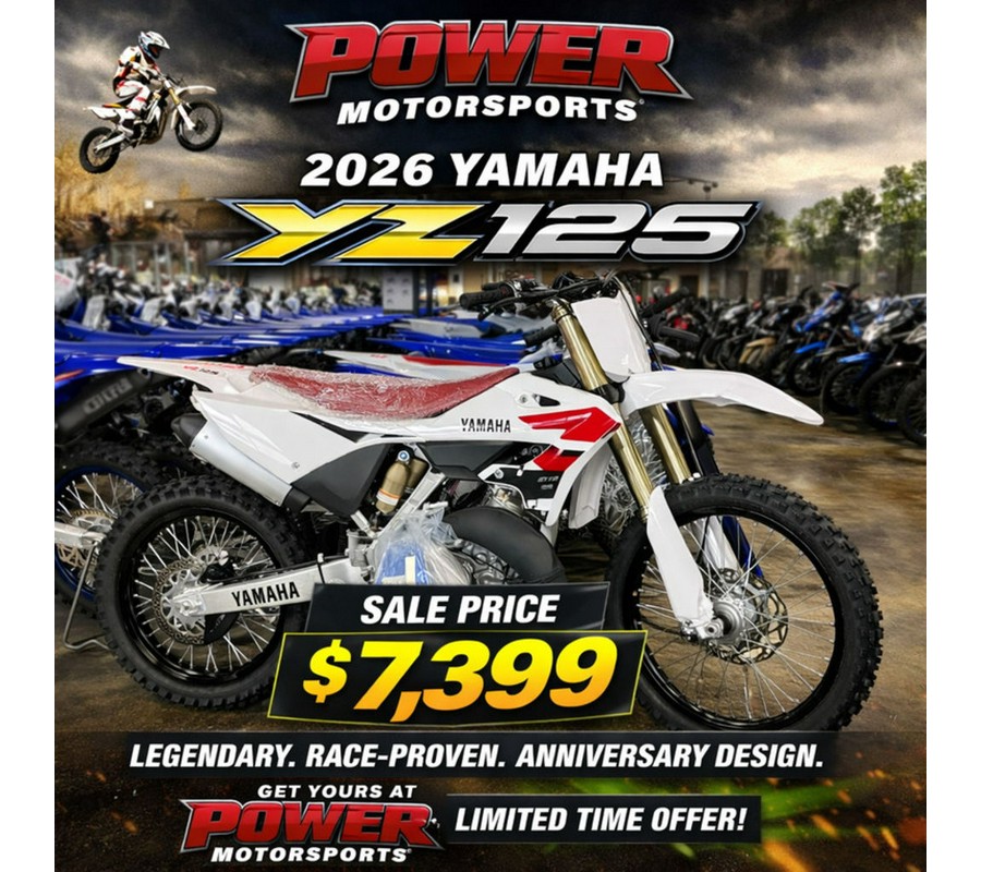 2026 Yamaha YZ125 70th Anniversary Edition