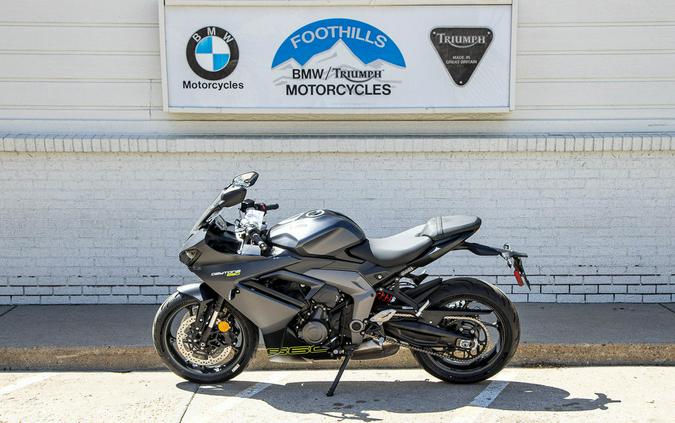 2025 Triumph Daytona 660 Satin Granite/Satin Black