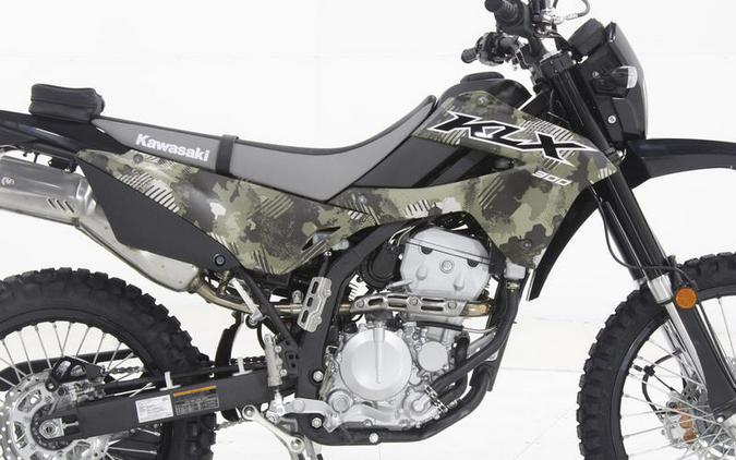 2026 Kawasaki KLX®300 Cypher Camo Beige