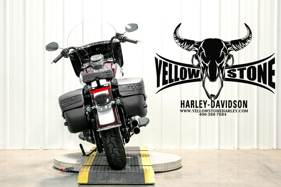 2022 Harley-Davidson Heritage Classic 114 Midnight Crimson & Stone Washed White Pearl