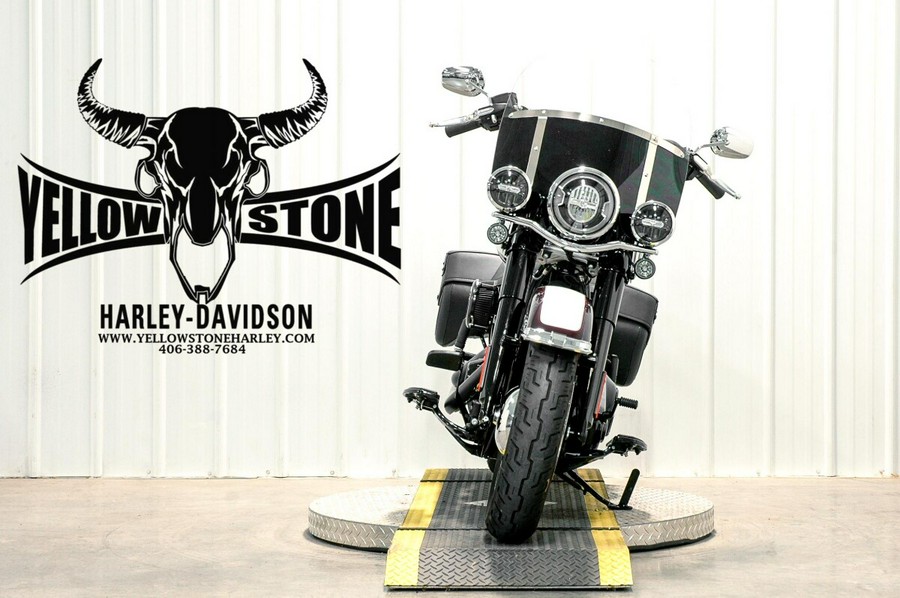 2022 Harley-Davidson Heritage Classic 114 Midnight Crimson & Stone Washed White Pearl