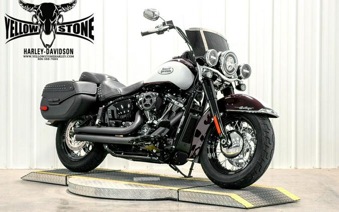 2022 Harley-Davidson Heritage Classic 114 Midnight Crimson & Stone Washed White Pearl