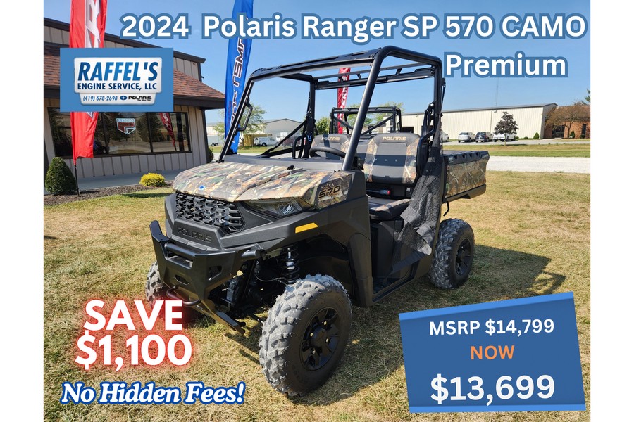 2024 Polaris Industries Ranger SP 570 Premium Camo