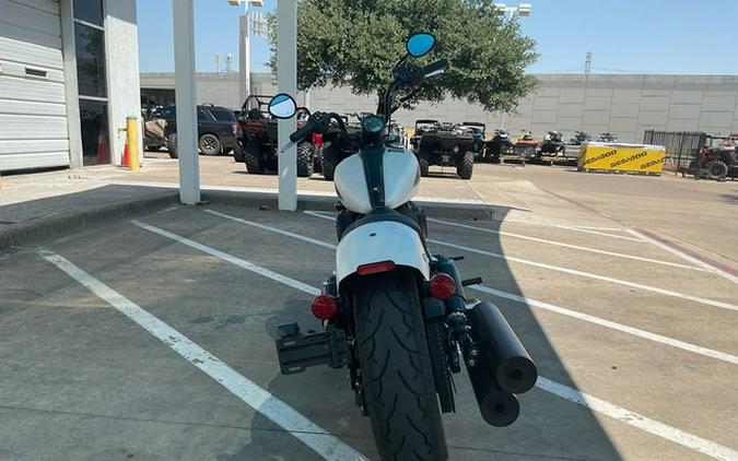 2024 Indian Chief Bobber ABS Ghost White Metallic Smoke