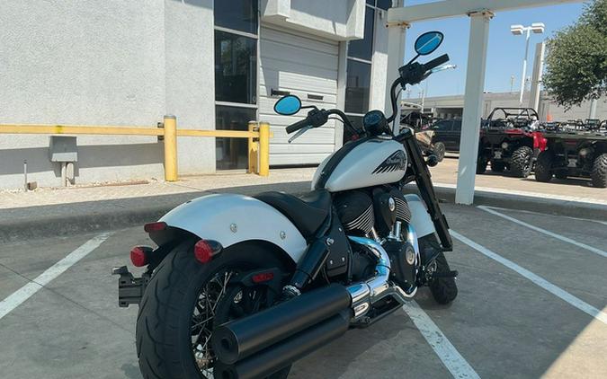 2024 Indian Chief Bobber ABS Ghost White Metallic Smoke