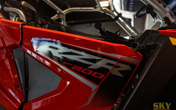 2026 Polaris RZR 200 EFI INDY RED