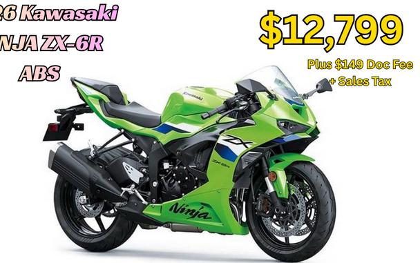 2026 NINJA ZX-6R ABS - Kawasaki