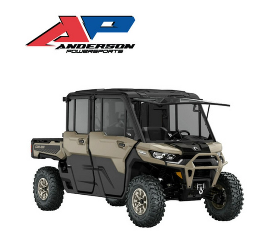 2025 Can-Am Defender MAX Limited HD10 Desert Tan & Stealth Bla