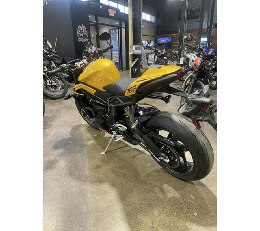 2025 Triumph Street Triple 765 RS Cosmic Yellow