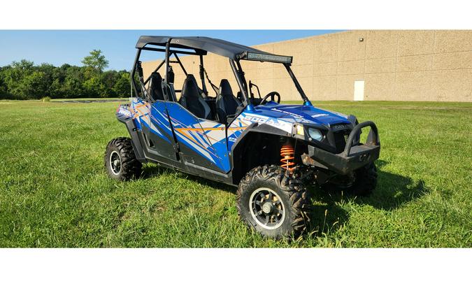 2013 Polaris Industries RZR® 4 800 EPS Blue Fire/Orange LE