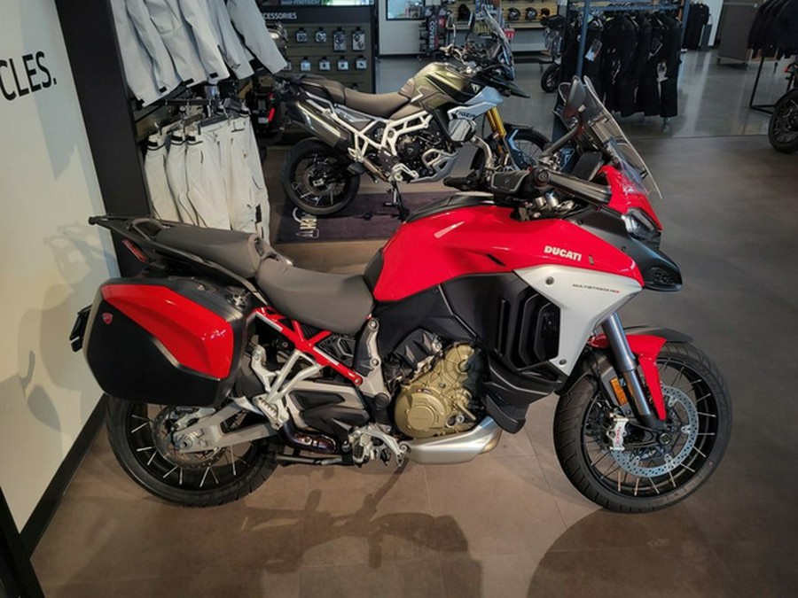 2021 Ducati Multistrada V4S Ducati Red / Spoked Wheels