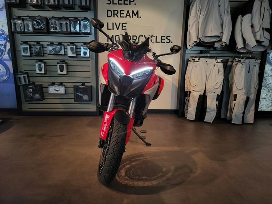 2021 Ducati Multistrada V4S Ducati Red / Spoked Wheels