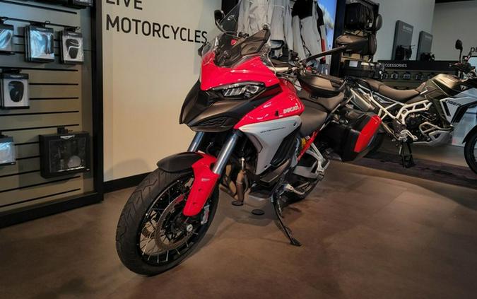 2021 Ducati Multistrada V4S Ducati Red / Spoked Wheels