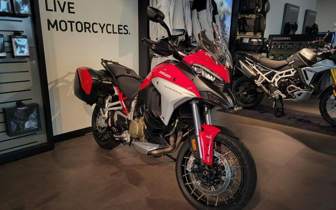 2021 Ducati Multistrada V4S Ducati Red / Spoked Wheels