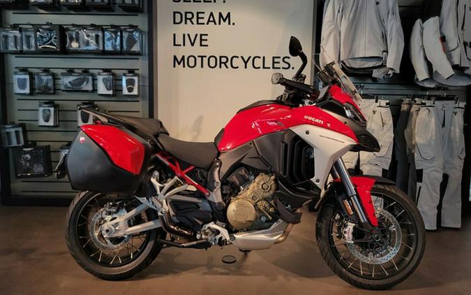 2021 Ducati Multistrada V4S Ducati Red / Spoked Wheels