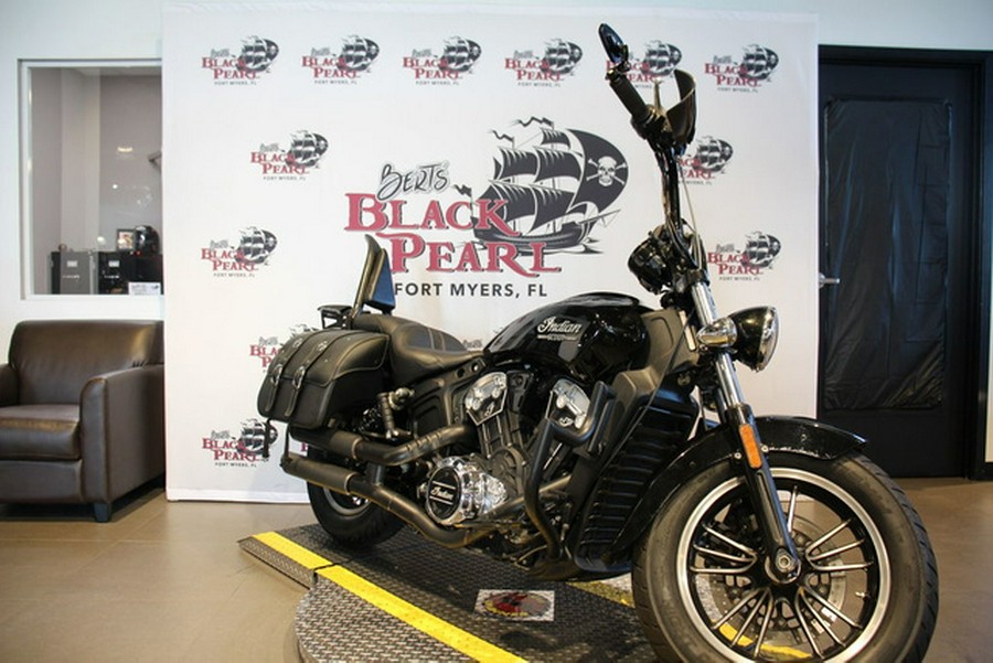2022 Indian Scout , BLACK METALLIC, 49ST