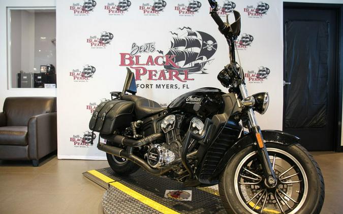 2022 Indian Scout , BLACK METALLIC, 49ST