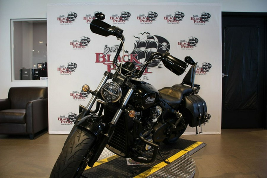 2022 Indian Scout , BLACK METALLIC, 49ST